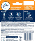 Glade PlugIns Refills Air Freshener Starter Kit, Hawaiian Breeze, Scented and Essential Oils for Home and Bathroom, 0.67 Fl Oz, 1 Warmer + 1