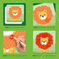 jackinthebox Poke Poke Art – Animals Theme, Mess-Free Fabric Art and Craft, Flower Pressing Kits, Gift for Kids, Gift for Girls and Boys Ages 4 5