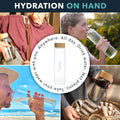Mayu Water Bottle with Bamboo Lid, Eco Friendly & BPA Free, Plastic Free Borosilicate Glass Bottle - Zero Leak Design - for Outdoor Picnic,