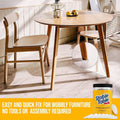Stable Table - Clear Restaurant Table Leg Shim Wedges Premium Furniture Levelers Restaurant TableShims, Home Improvement DIY Levelers - Rubber