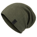 Warm Slouchy Beanie Hat - Deliciously Soft Daily Beanie in Fine Knit One Size-Large Army Green