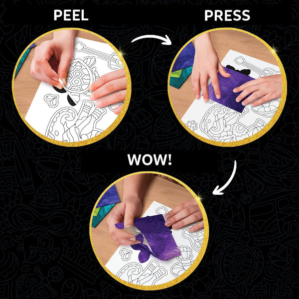 Skillmatics Foil Fun Pretty Patterns, Foil Art, Gift for Tweens & Adults 5. Pretty Patterns