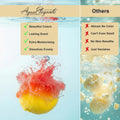 Aqua Elegante Flower Bath Bombs Gift Set - 12 Large Bathbombs for Women with Scented Essential Oils and Moisturizing Shea Butter, No Stain,