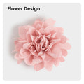 U Brands Flower Magnets for Fridge, 12 Count, Cute Magnets for Locker Blush and Cream Flowers