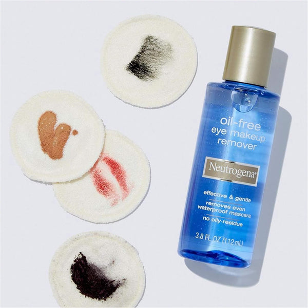 Neutrogena Gentle Oil-Free Eye Makeup Remover & Cleanser, 5.5 fl oz, 3 Pack 5.5 Fl Oz (Pack of 3)