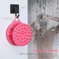 INNERNEED 2-In-1 Silicone Body Scrubber and Scalp Massager Shampoo Brush, Food-Grade Soft Material, More Hygienic, Easily Lather, Convenient for