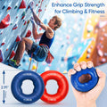 Fitbeast Grip Strength Trainer Kit, 9-Piece Hand Strengthening Devices with 3 Finger Exerciser, 2 Dual-Force Forearm Strengthener, Finger