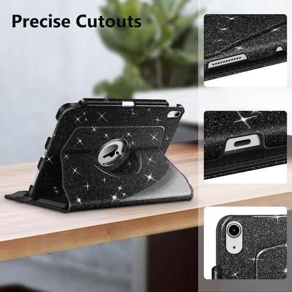 Fintie Rotating Case for iPad (A16) 11th Gen 11-inch, iPad 10th Gen 10.9" | 360° Swivel Stand, Portrait & Landscape Viewing, Shockproof Cover with