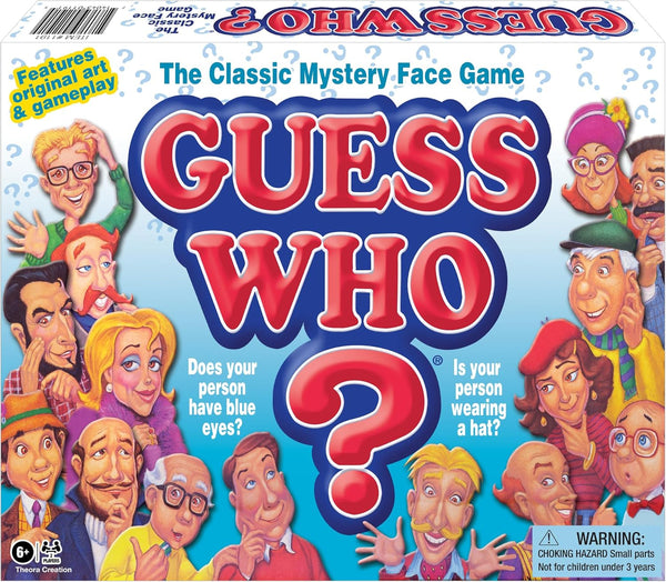 Guess Who? Board Game with Classic Characters by Winning Moves Games USA | Mystery Game of Deduction, 2 Players, Ages 6+