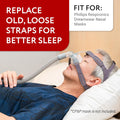 Impresa Replacement Headgear Strap for Nasal Dreamwear, Respironics & Airfit N30I CPAP Mask Ã¢ÂÂ Adjustable, Stretchy & Easy-To-Use CPAP Strap