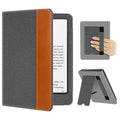 Fintie Stand Case for Kindle Paperwhite 12th/11th Gen & Kindle Colorsoft | Foldable Kickstand PU Leather Cover, Card Slot, Hand Strap, Auto