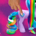 My Little Pony: Tell Your Tale Rainbow Styles Izzy Moonbow, Hair Styling Figure with Sounds, 9.5-Inch Unicorn Toys for Girls and Boys Ages 4+