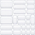 WOWBOX 25 PCS Clear Plastic Drawer Organizer Set, 4 Sizes Desk Drawer Divider Organizers and Storage Bins for Makeup, Jewelry, Gadgets for