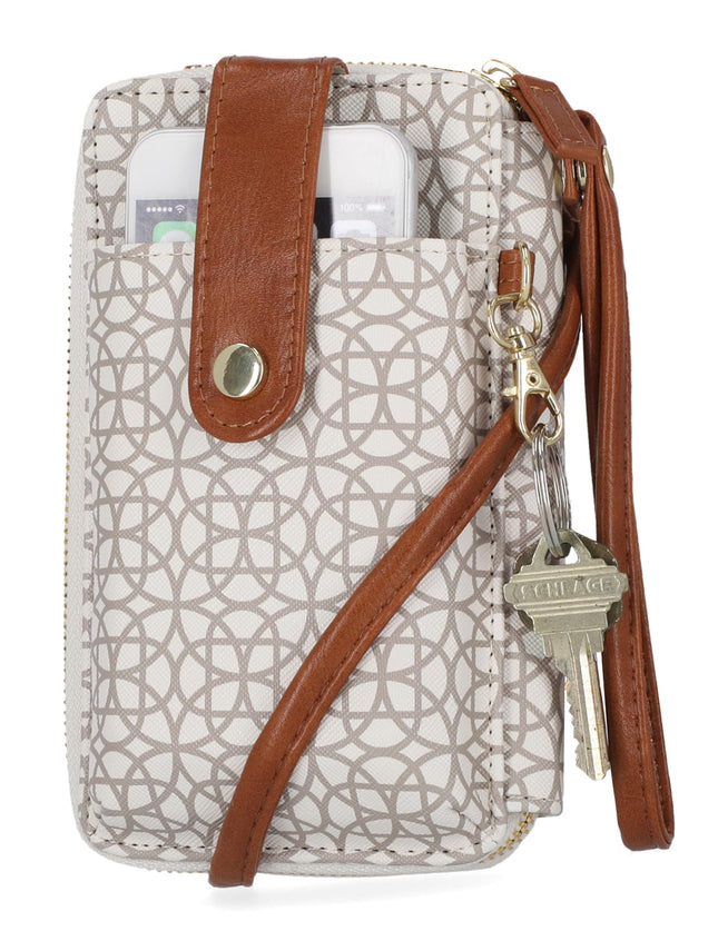Mundi Jacqui RFID Crossbody Wallet for Women, Vegan Leather Small Travel Handbag