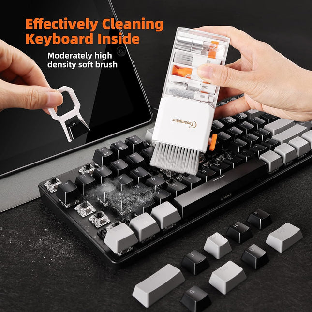 Keyboard Cleaner Laptop Cleaning Kit, All-in-One Keyboard Cleaning Kit, Laptop Cleaner Tool for MacBook iPad iPhone Comp