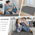 FONEYI Indoor Door Mat for Entryway 20" x 32", Absorbent Dirt Trapper Doormat with Non-Slip Backing, Low Profile Washable Entry Rug for Front