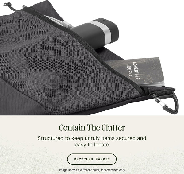 Eagle Creek Pack It Reveal Sack - Compact Storage Sack for Electronics & Small Accessories - Quick-Attachment Hook - Mesh Fabric Build - Zippered