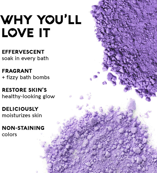 Nature'S Beauty Lavender & Rosemary Bath Bomb Multi-Pack - Luxury Fizzy Spa Bath Bomb to Help Calm, Soothe + Revive Dull and Dry Skin Made with