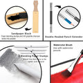 KALOUR 76 Drawing Sketching Kit Set - Pro Art Supplies with Sketchbook & Watercolor Paper - Include