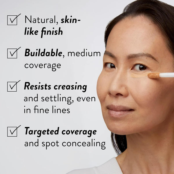 LAURA GELLER NEW YORK the Ideal Fix Concealer - Golden Medium - Buildable Medium to Full Coverage Liquid Concealer - Covers under Eye Dark Circles
