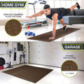 Prosourcefit Puzzle Exercise Mat ½ In, EVA Interlocking Foam Floor Tiles for Home Gym, Mat for Home Workout Equipment, Floor Padding for Kids,