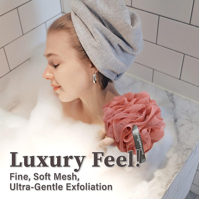 Myhomebody 60G Loofah Sponge, Body Scrubber, Bath Sponge, Loofah for Women, Men,