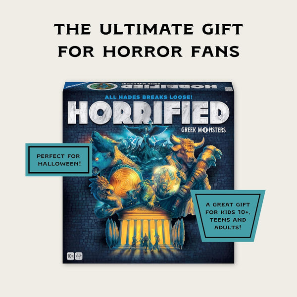 Ravensburger Horrified: Greek Monsters - Cooperative Strategy Board Game | for Ages 10 and up | Unleash Mythical Creatures | Engaging Family Game