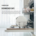 FARBERWARE Large Cutting Board, Dishwasher- Safe Plastic Chopping Board for Kitchen with Easy Grip Handle, 11in by 14in, White 11"L x 14"W Cutting