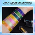 MAKI YIKA Glitter Liquid Eyeshadow Green Purple Color Shifting Eyeshadows Aurora