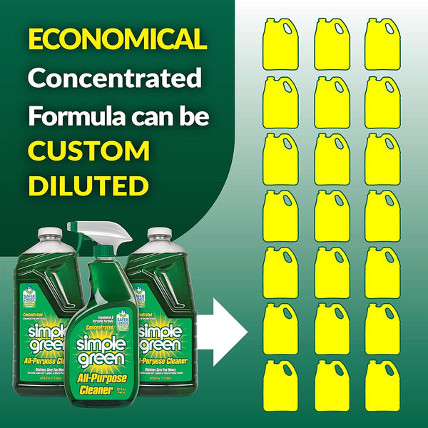 Simple Green Allpurpose Cleaner Spray and Refill, Green, 3 Piece Set, Original, 1 Count