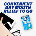 ACT Dry Mouth Moisturizing Gum, 20 Pieces, With Xylitol, Sugar Free Soothing Mint Mint 1 Count (Pack of 20)
