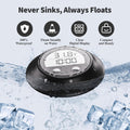 Silicone Cover Ice Bath Thermometer with Timer, Waterproof Floating Water Thermometer for Cold Plunge, Works with Ice Bath Tub Hot Tub Accurate