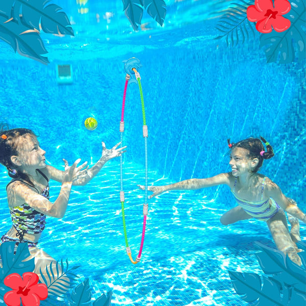 Fun Swimming Pool Toys for Kids - Diving Practice, Swim Thru Rings for Boys/Girls Ages 4-12