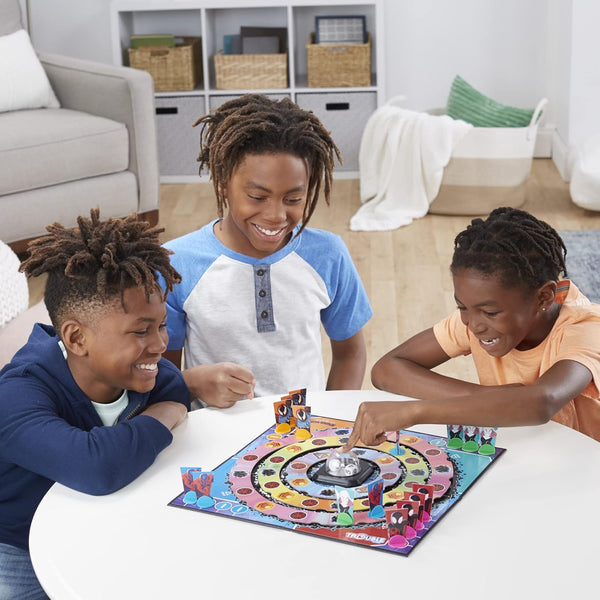 Hasbro Gaming Trouble: the Spider-Verse Edition for Marvel Fans, Ages 8+, Game for 2-4 Players, with Rotating Board