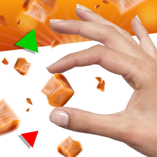 Caramel Candy Individually Wrapped, Caramel Cubes, 1 Lb Bag | Vanilla Flavor, Chewy Candy for Snacking and Baking Vanilla 1 Pound (Pack of 1)