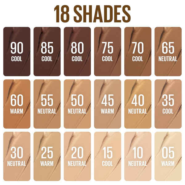 Maybelline Lifter Stix Multi-Use Face Stick - Contour, Bronzer, Concealer and Foundation Stick, All-In-One Creamy Face Makeup with Cranberry Seed