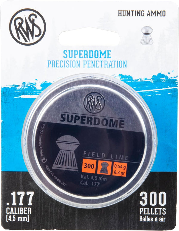 Umarex RWS Superdome Field Line Pellet Gun Pellets.177 Caliber, 8.3 Grains