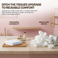 Utopia Towels 24 Pack Washcloths, 12x12 in, 100% Cotton, White White 24