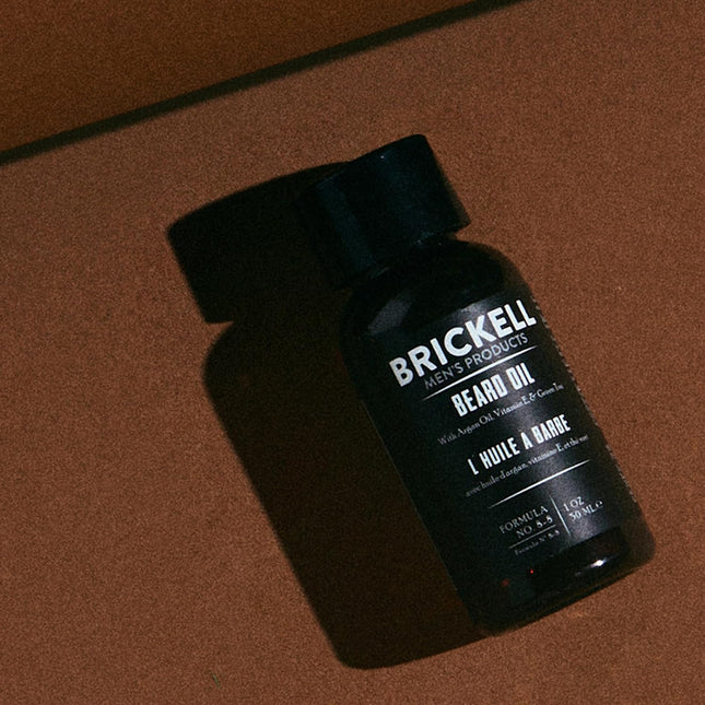 Brickell Men'S Beard Oil for Men, Natural and Organic Argan and Jojoba Oil to St