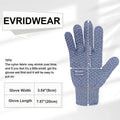 Evridwear Exfoliating Dual Texture Bath Gloves for Shower, Spa, Massage and Body Scrubs, Dead Skin Cell Remover, Gloves with Hanging Loop (1 Pair