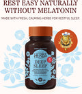 Herbs Etc. Deep Sleep Softgels - Holistic Rest Supplement for Restful Sleep - Chamomile, Lemon Balm Extract & Passionflower - Melatonin-Free,