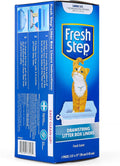 Fresh Step Drawstring Cat Litter Box Liners, Scented Heavy Duty Kitty Litter Bags for Large Oval or Rectangle Pans, Helps Contain Odor and Mess,