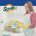 SCRUBIT 48 Pack Kitchen Sponges - Dish Sponge for Washing Dishes, Kitchen & Bathroom â Blue Dishwashing Sponges along with a Thought Scrubber â