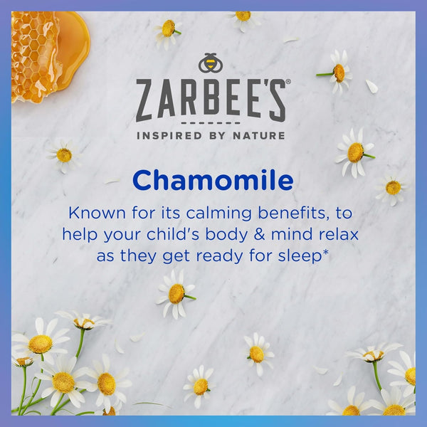 Zarbee's Kids Gentle Bedtime Gummies with Chamomile, Melatonin-Free, 30 ct Raspberry Lemon 30 Count (Pack of 1)