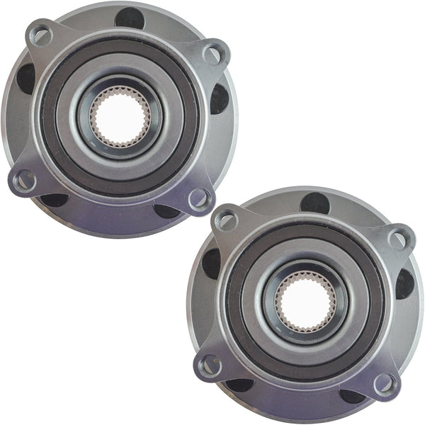 TRQ Front Left and Right Wheel Bearing and Hub Assembly Set 2 Piece Compatible with 2011-2017 Honda Odyssey BHA53813