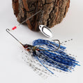 6 Pcs Bass Spinner Baits, Spinner Baits for Bass Fishing Trout Salmon Hard Metal Spinnerbaits