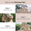 All-In-One Cacao Shampoo Bar for Every Hair Type & Skin Types, Cruelty-Free, Vegan, Natural Ingredients Handmade with No Plastic, Eco-Friendly &