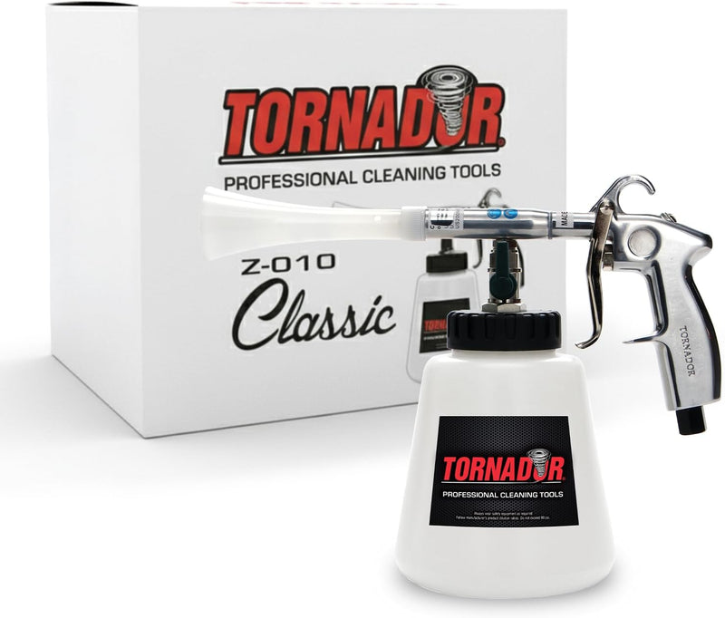 Tornador Z-010 Classic Car Cleaning Tool | Cyclonic Air Action for Interior & Exterior Surfaces | Cleans & Air Dries in Seconds | Essential