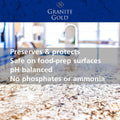 Granite Gold Daily Cleaner for Granite, Marble & Other Natural Stone & Quartz Surfaces, 32 Ounces 32 Fl Oz (Pack of 1)