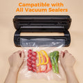 Wevac Vacuum Sealer Bags 11X50 Rolls 2 Pack for Food Saver, Seal a Meal, Weston. Commercial Grade, BPA Free, Heavy Duty, Great for Vac Storage,